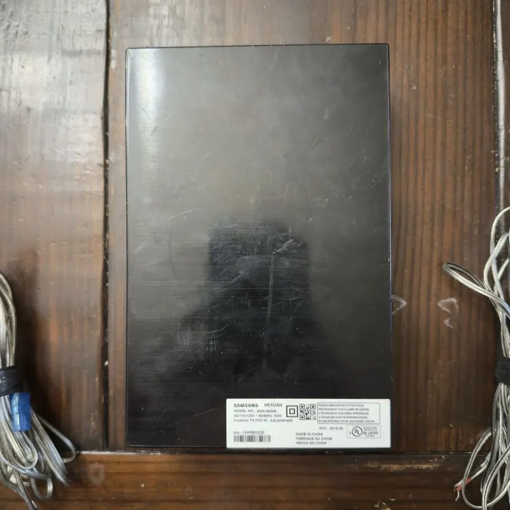 SAMSUNG SWA-8000S Wireless Speaker Receiver Only, Power Cord, And Speaker Wire